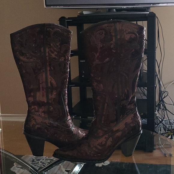 🚺 Ladies Western Boots size 10 - Picture 8 of 14